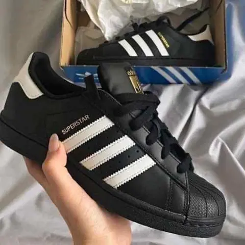 Adidas Superstar Black White Leather Fix 169