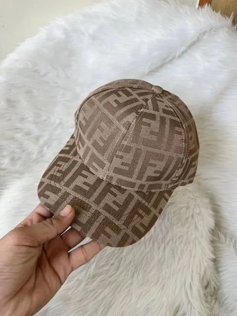 Fendi FF Roma All Over Monogram Premium Unisex Cap With Safety Box