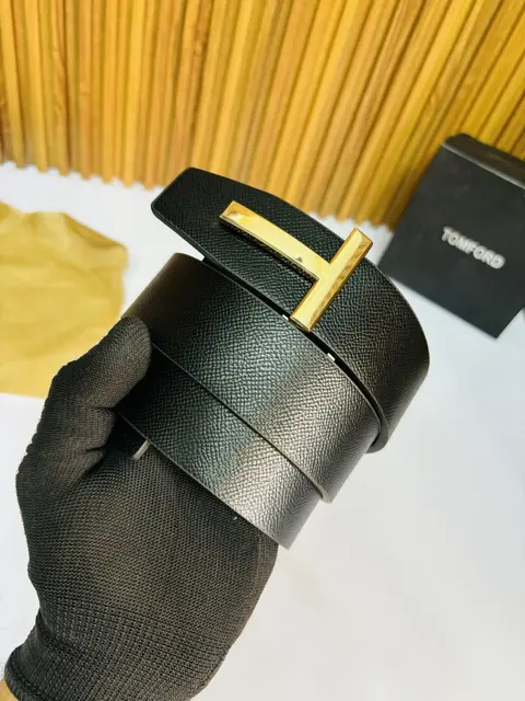 12 TOM FORR GOLDEN PREMIUM QUALITY BELT WITH BOX