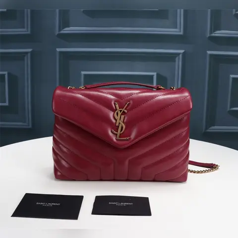 Ysl Lou Lou Medium Size 8802 Shoulder Bag With Original Box & DustCover Packing