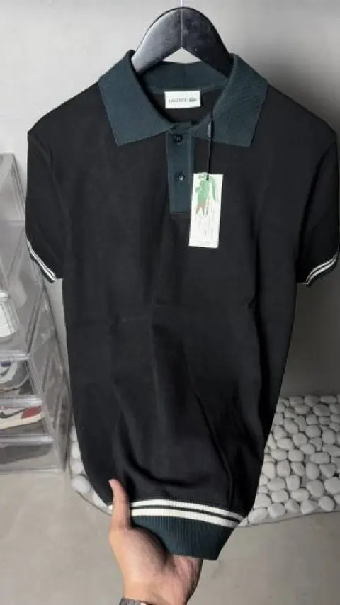Lacoste Premium Knit T-Shirt 1373. Sale offer VS1000