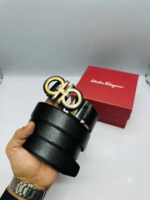 52 SF SALVATORE FERRAGAMMO PREMIUM QUALITY AUTOMAGIC LOCK BELT