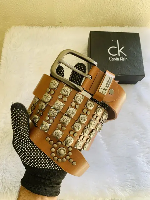 15 CK CALVIN KLIE N PRINTED PREMIUM QUALITY BELT WITH BOX