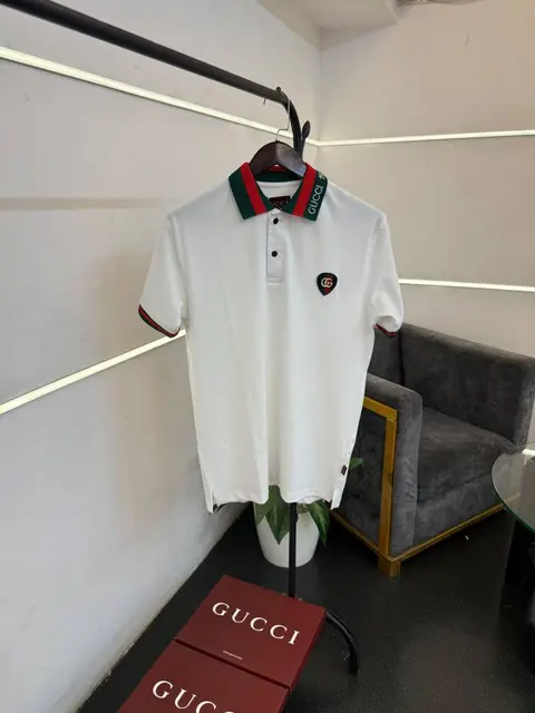 Gucci white box pack imported polo Tshirt