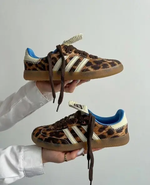 Adidas X Wales Bonner Samba Leopard Pony 528