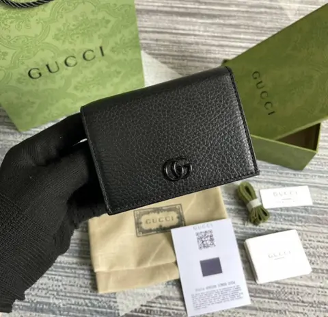 Gucci G3 GG Marmont Unisex Wallet With OriginalBox DustCover Card