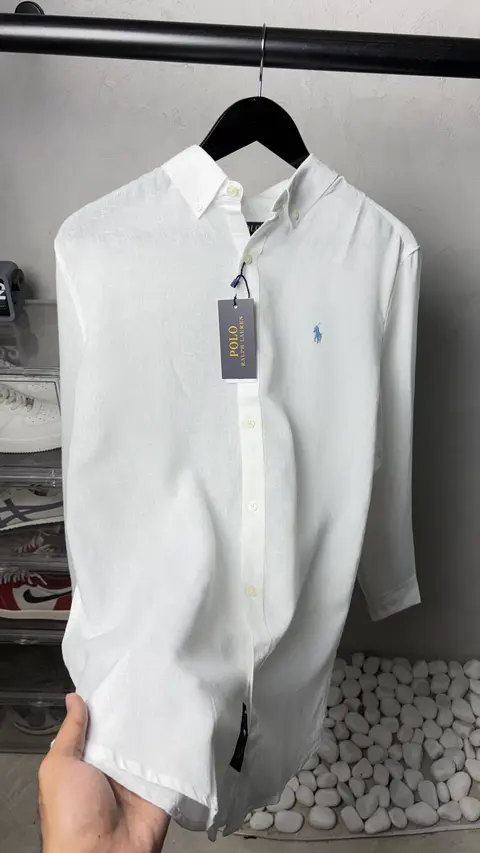 High Quality Linen Shirt by Ralp Laure n 3079