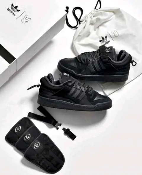 Adidas Forum X Bad Bunny Full Black 953
