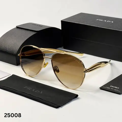 Prada 25008 gold brown shaded