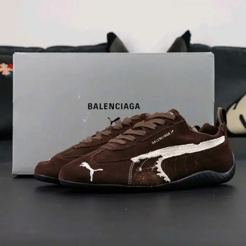 Balenciagaa X Pummaa Speedcat Brown 2029