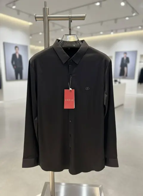 Gucci IMPORTED TRENDING KOREAN SHIRT BLACK