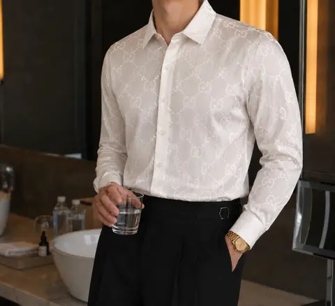 Gucci IMPORTED STORE ARTICLE SHIRT WHITE