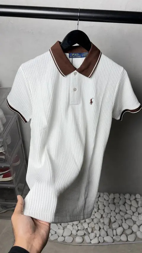 Ralph Lauren Premium Knit Polo T-Shirt with OG BOX PACKAGING 3012