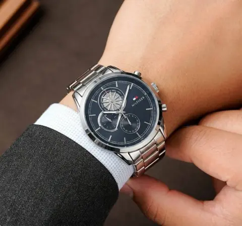 Tommy Hilfige Quartz Multifunction Silver-Black