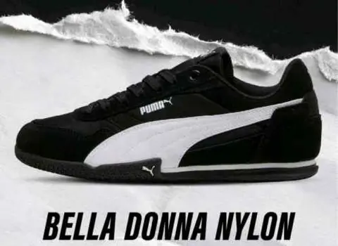 Puma Bella Donna Nylon Black White