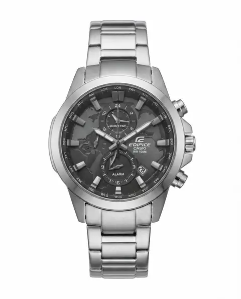 Casio Edifice EFR-303D Silver Black Dial
