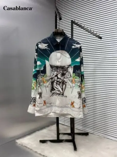 Casablanca Imported Full Sleeves Shirt Castle Edition