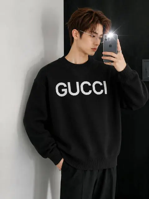 Gucci Primium impoted sweatshirt black