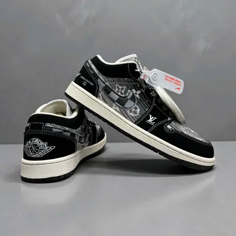 Air jordan 1 low X loius vittonn black monogram 379