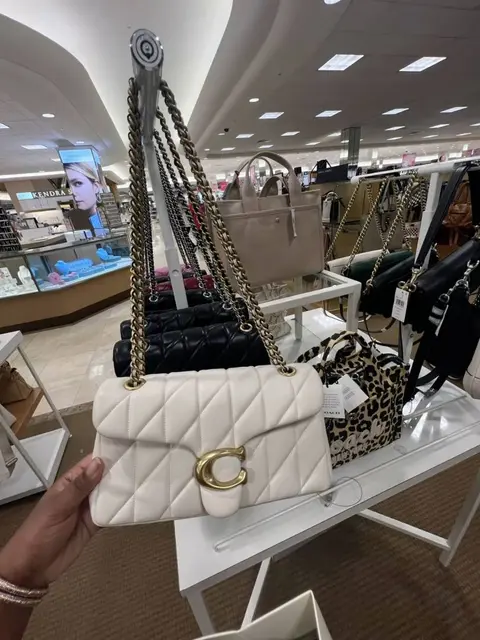 Coach Tabby 26 White-Gold With Original Box & DustCover