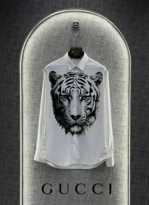 Gucci imported tiger print full sleeves shirt