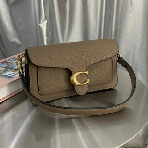 Coach Tabby 26 Shoulder Bag With OG Box & Dust Bag (Khaki-1117)