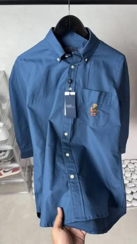 Ralph lauren premium bear logo shirt 1259