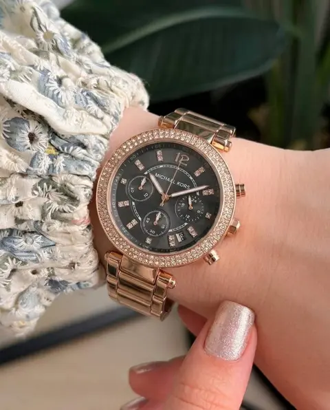 Michael Kors Parker Copper-Black