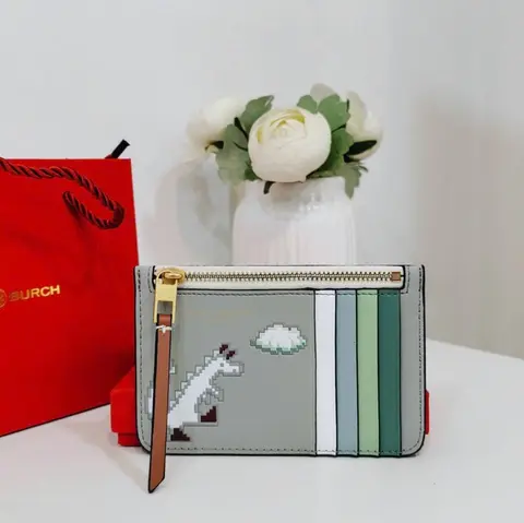 Tori Burch 02 Card Case Wallet With OriginalBox CarryBag