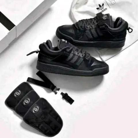 Adidas Forum X Bad Bunny Full Black 1400