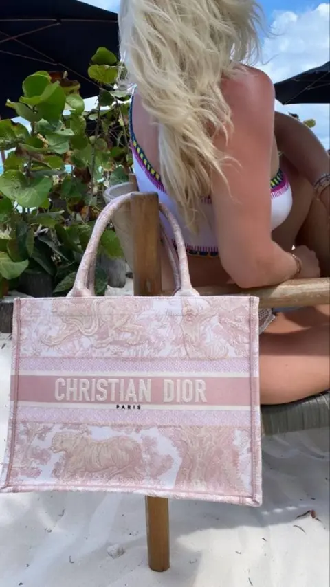 Dior Book Tote Pink Toile De Jouy With OG Box & Dust Bag & Scarf (Pink Tiger - 574)