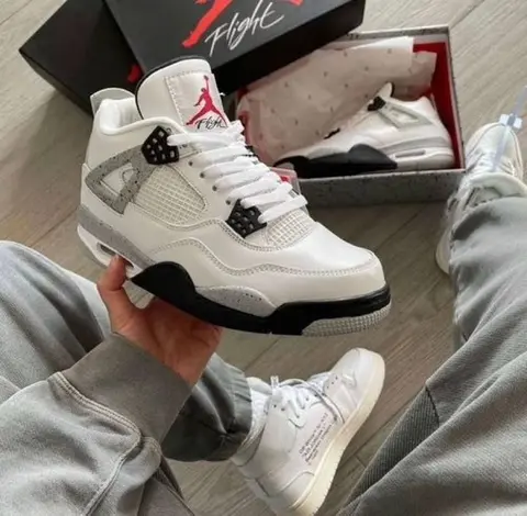 Air Jordan 4 Retro White Cement