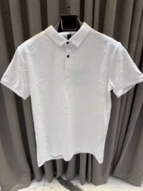 Versace Monogram Imported Polo White