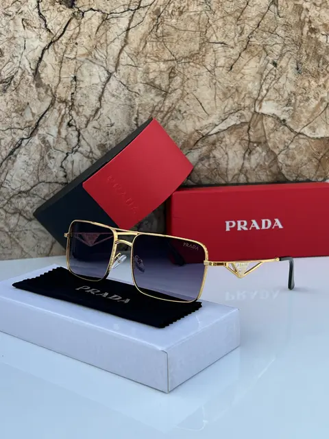 Prada 489 gold black shaded