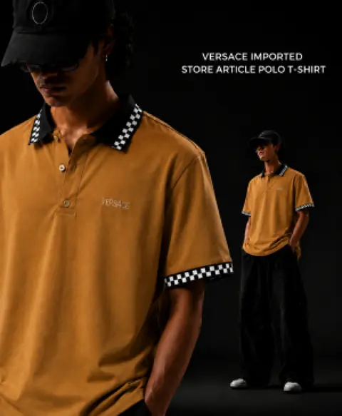 Versace IMPORTED STORE ARTICLE POLO T-SHIRT