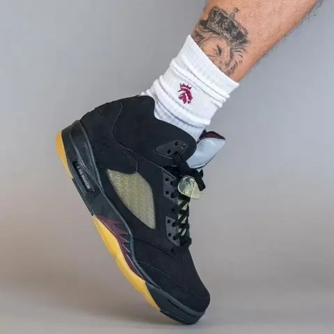 Nike air jordan retro 5 a ma maniere dusk black fix sale