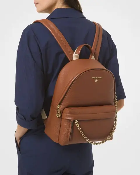 Michael1214 Kors MK Slater Premium Backpack With Dust Bag (Brown - 1214)