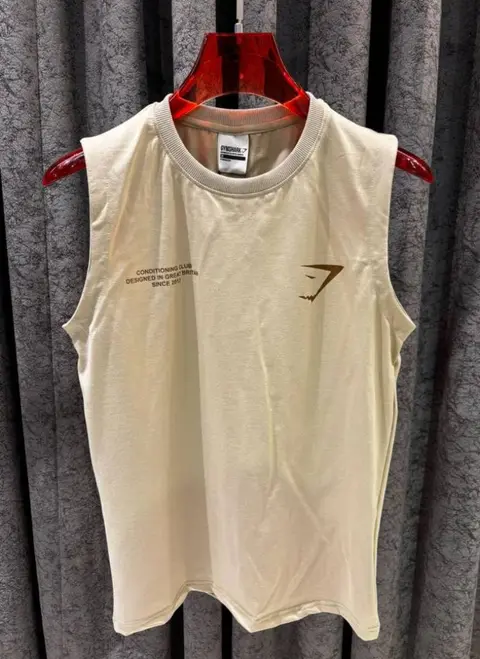 GYMSHARKx IMPORTED STORE ARTICLE SANDO DARK Bhej colour