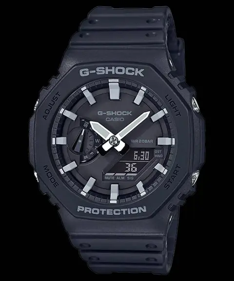 Casio g shock ga2100 black and white