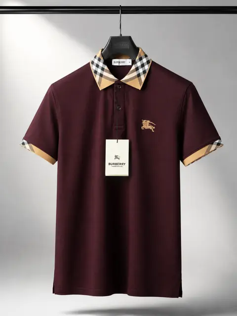 Burberry Premium Polo T-Shirt with OG Box Packaging 3015