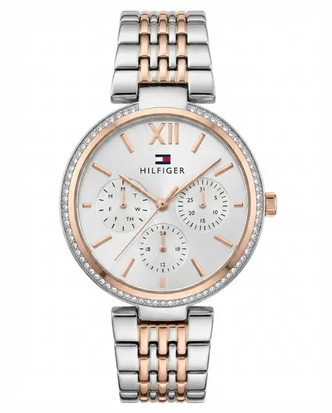 Tommy Hilfiger Sophia multi-function Two Tone White Dial