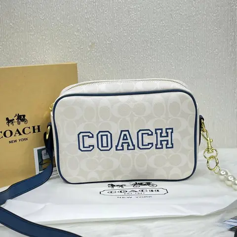 Coach Camera On Sale No Return White Mono With Box