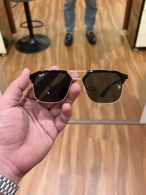 Ray-Ban 04 gold green