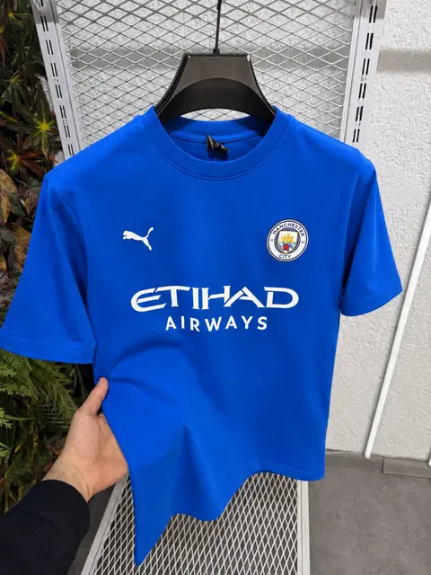 Pum Man city Premium Blue Tshirt
