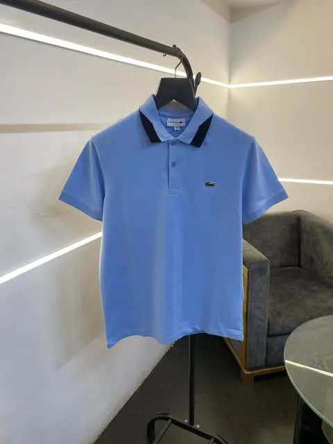 Lacoste Imported quality polo tshirt sky blue