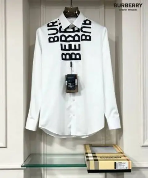 Burberry Box Pack Full Sleeves Shirt White