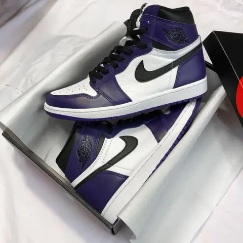 Nike Air Jordan Retro 1 High Court Purple 669