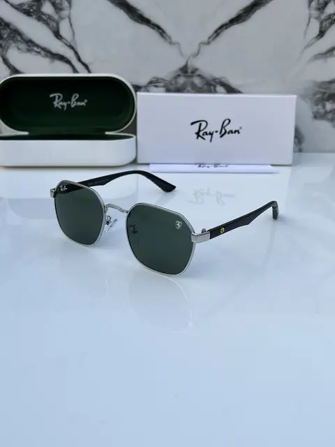 Rey ban 406 silver green