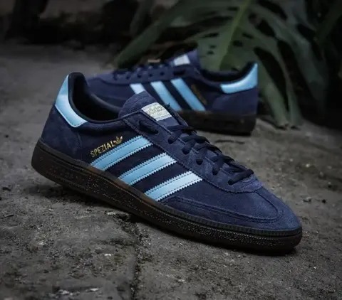 Adidas Handball Spezial Navy Gum Clear Sky Blue Shoes