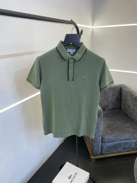 Lacoste imported box pack polo tshirt light green